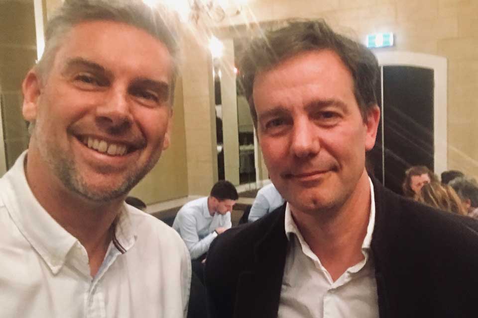 Mark Dobson at business event